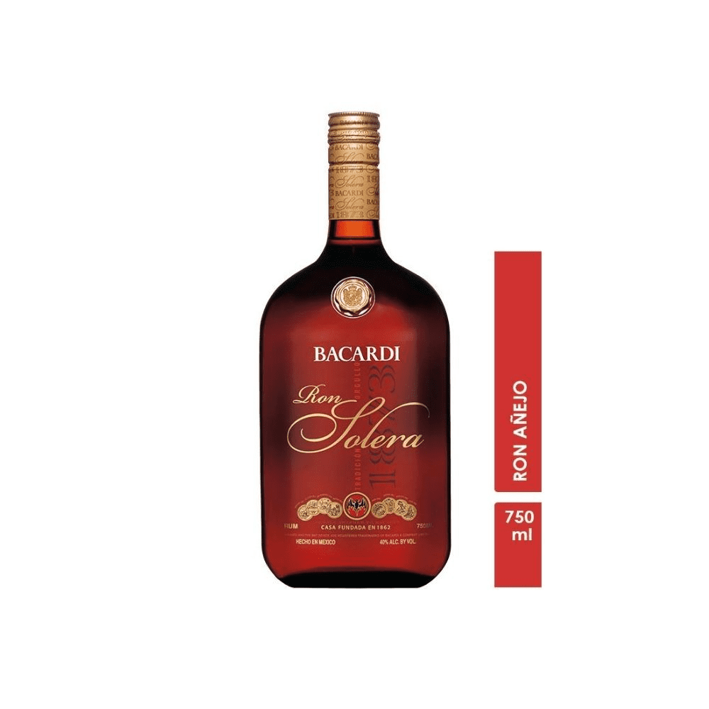 RON BACARDI SOLERA 12/750 - BACARDI - Compralo en CorinneRegalos.com