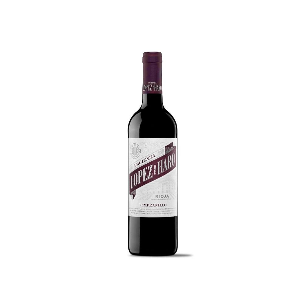 VINO HACIENDA LOPEZ DE HARO TEMPRANILLO 12/750 - LOPEZ DE HARO - Compralo en CorinneRegalos.com