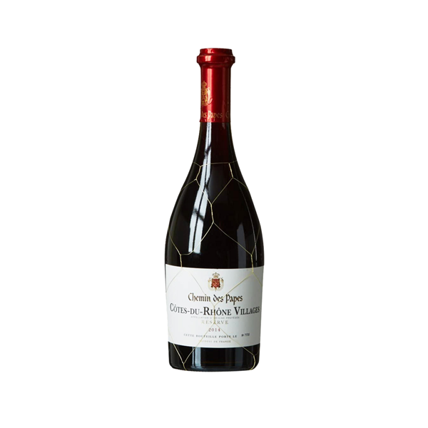 VINO COTES DU RHONE VILLAGE ROUGE 12/750 - FAMILLE PERRIN - Compralo en CorinneRegalos.com